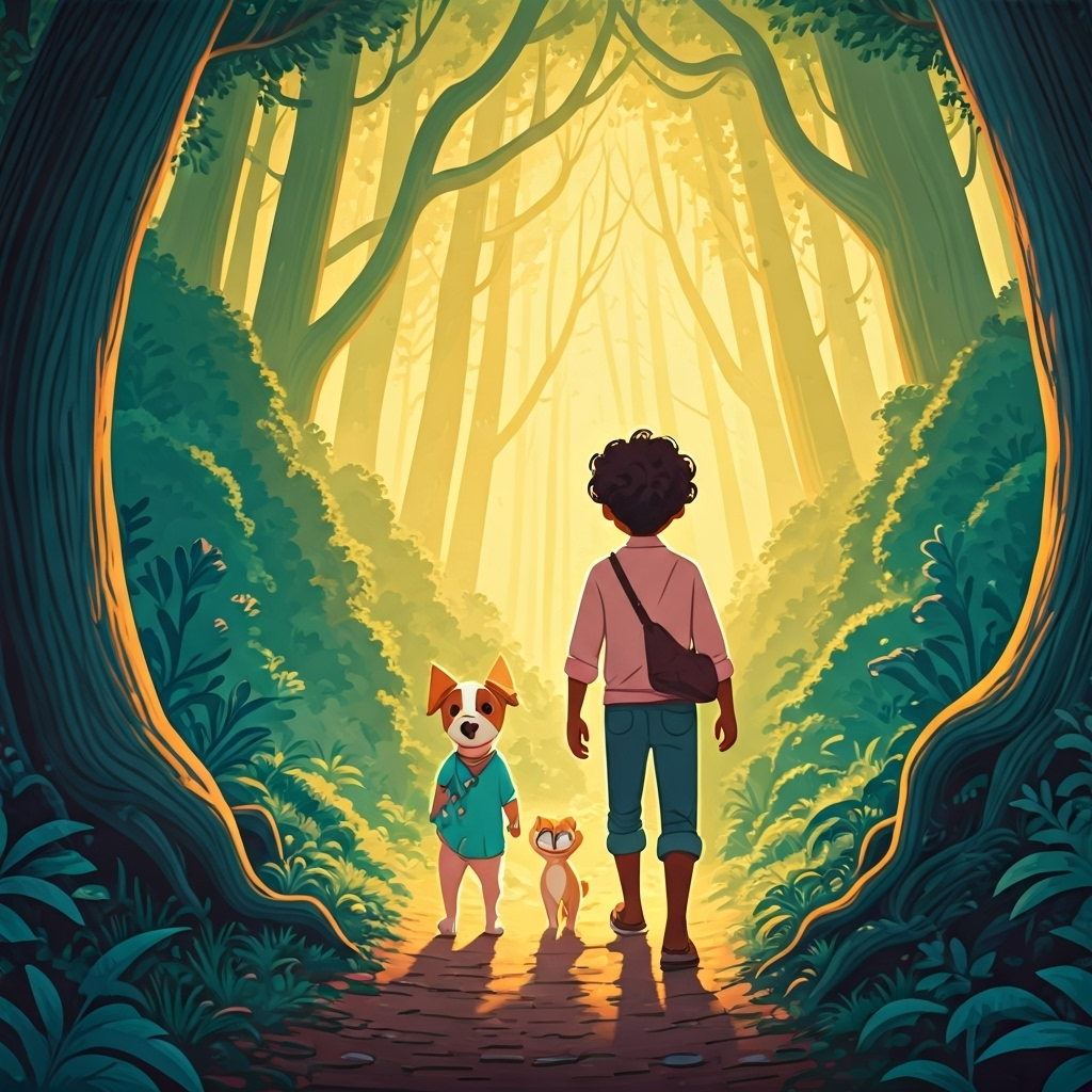 Ilustración del cuento