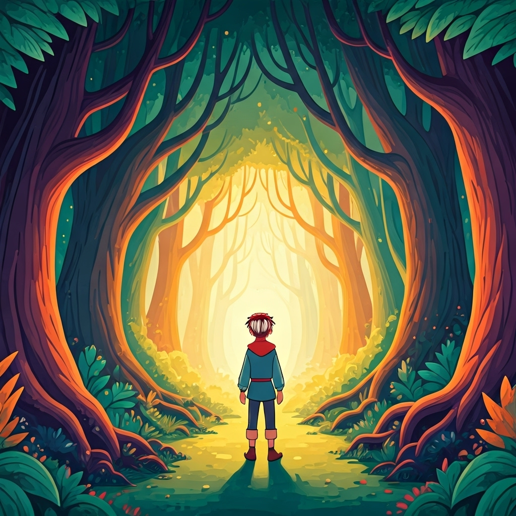 Ilustración del cuento