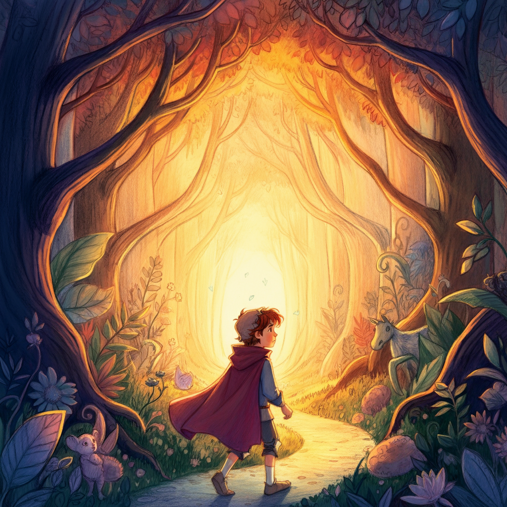 Ilustración del cuento