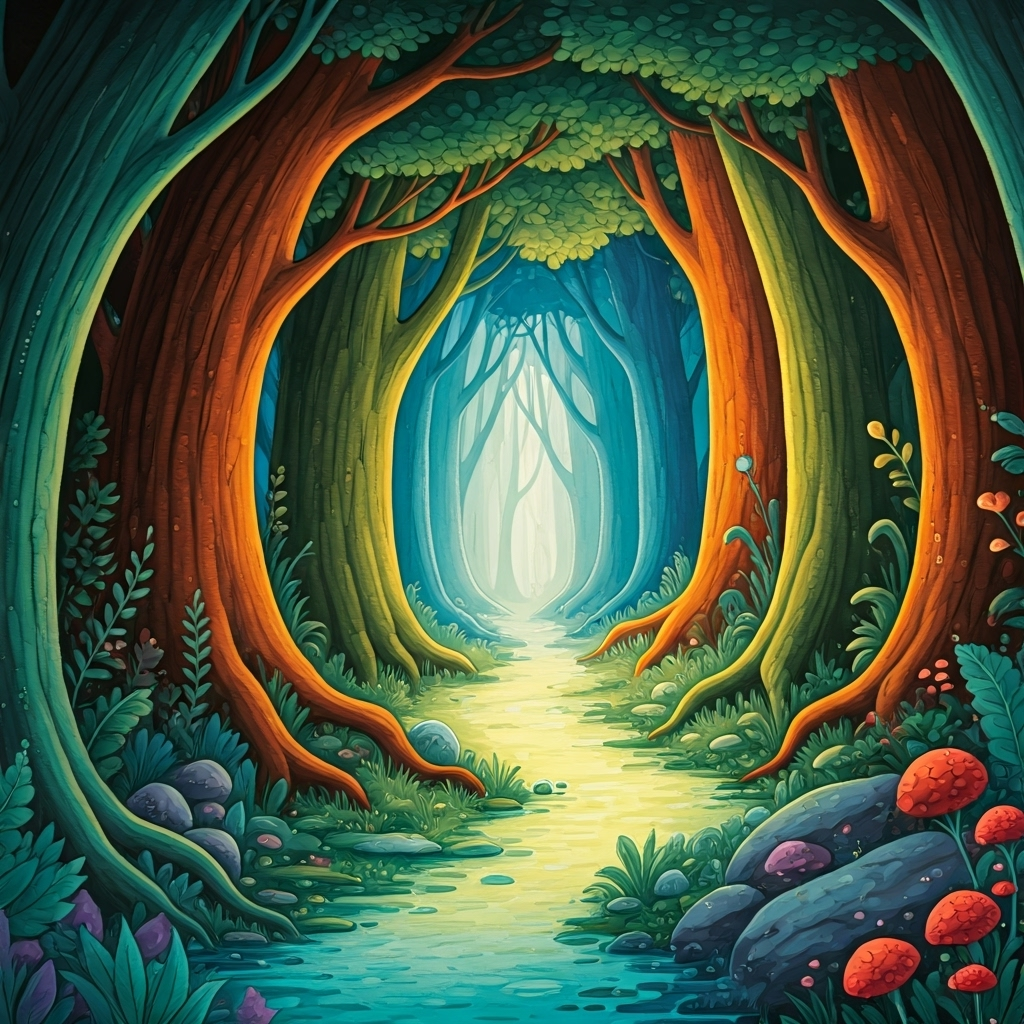 Ilustración del cuento