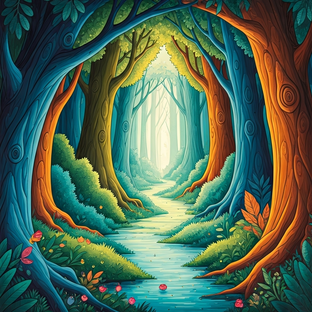 Ilustración del cuento