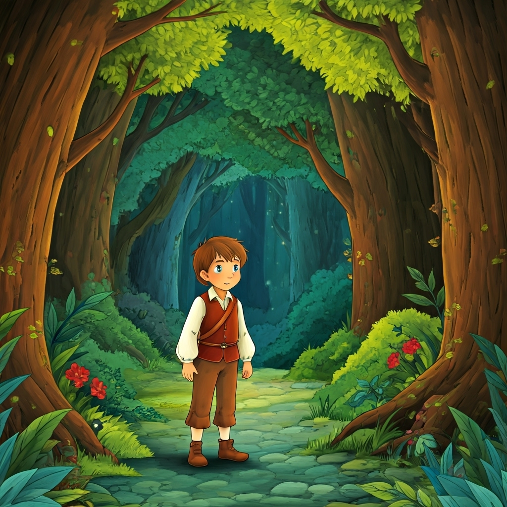 Ilustración del cuento