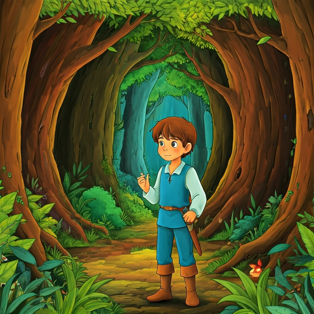 Ilustración del cuento