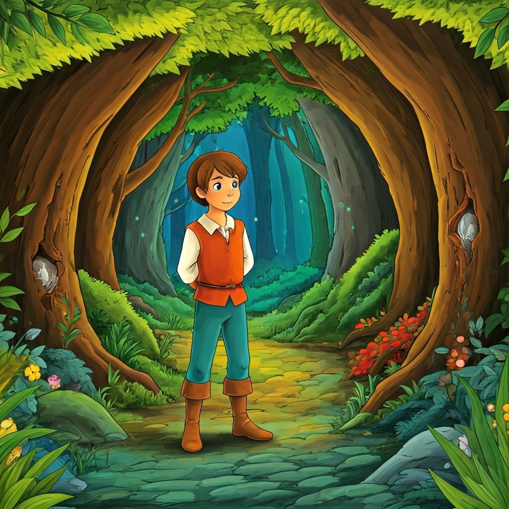 Ilustración del cuento